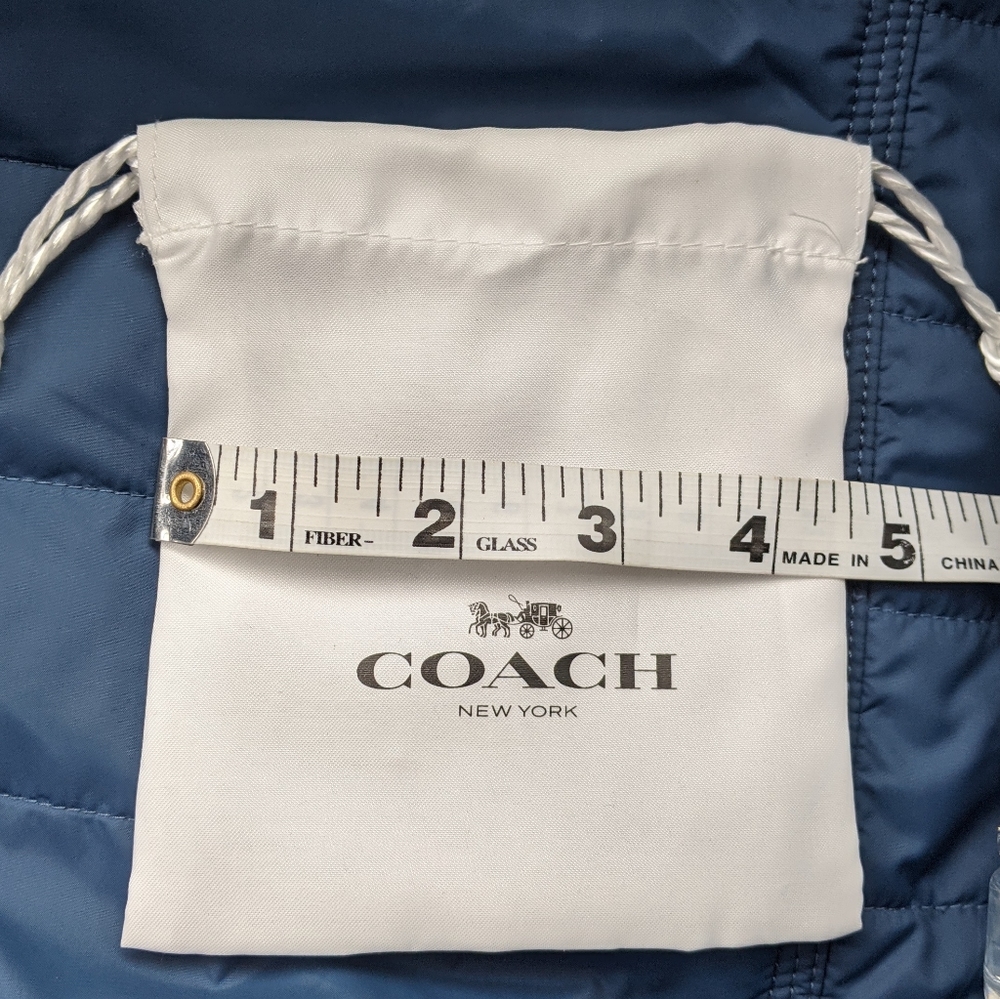 Coach gift or dust bag for wristlet or keychain